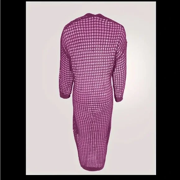 Crochet Cardigan in Spring Trend color report. - Picture 4 of 4